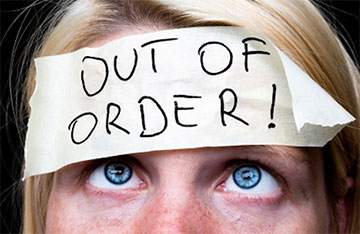Brain out of order